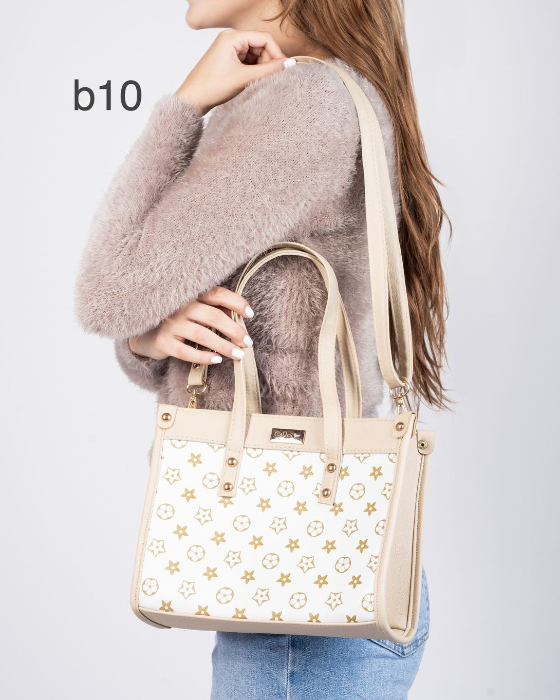 Bolso manos libres color beige