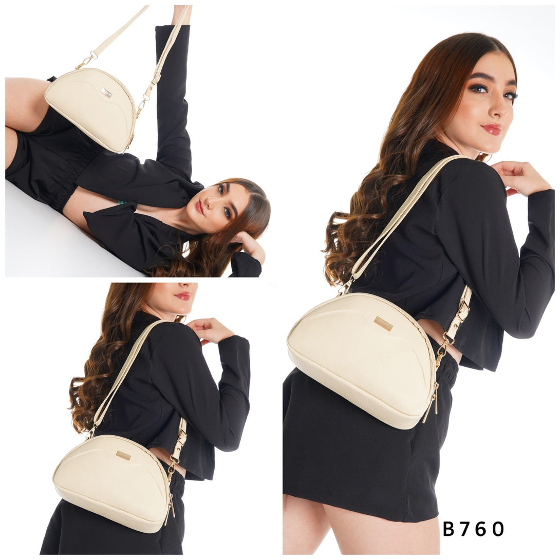 Bolso manos libres color beige