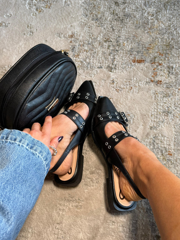 Combo baleta t326 con cartera cadena