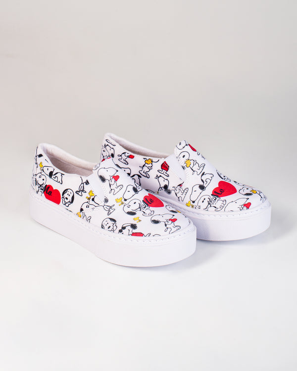 Tenis mocasin Snoopy C en Tela Z17