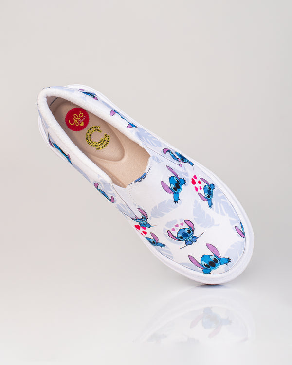 Tenis Mocasin Stitch en Tela Z17