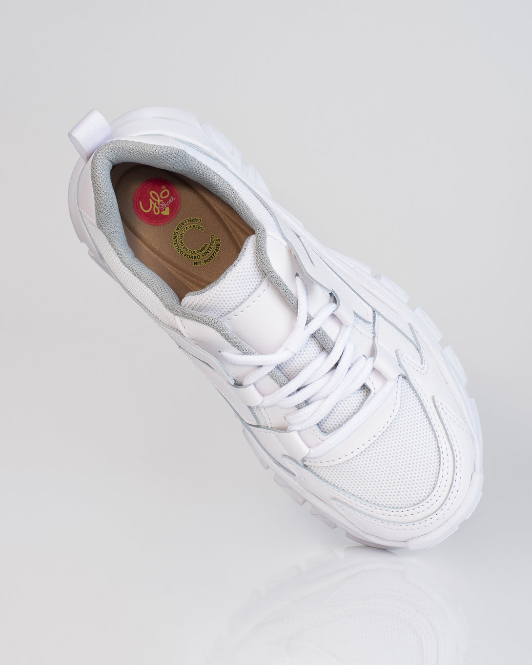 Tenis blanco deportivo para dama