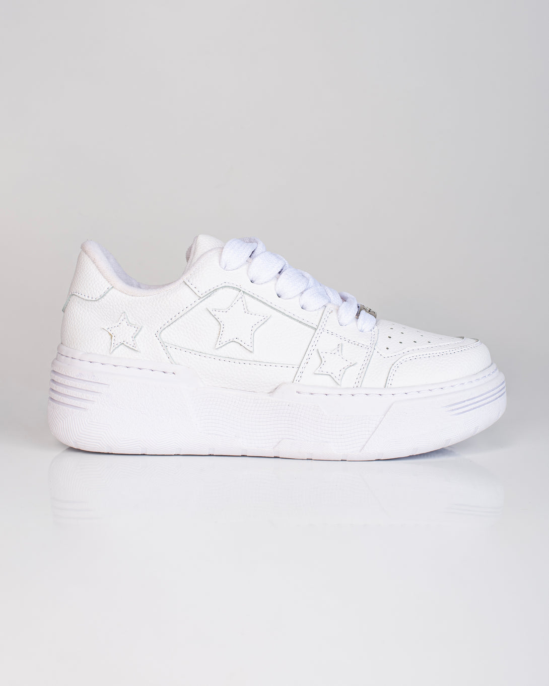 Tenis de Dama con estrellas en color Blanco