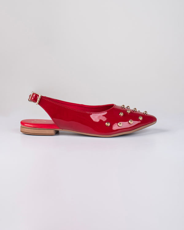 Baleta de Dama Mules Y2422 Rojo